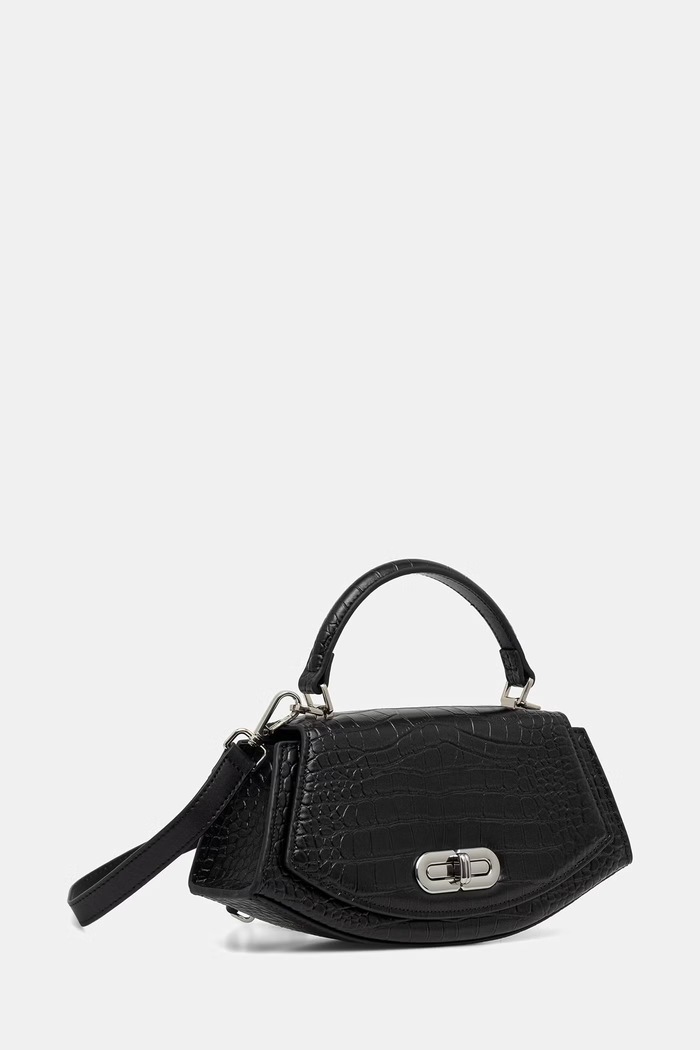 Answear.LAB torebka crossbody damska skórzana YP-6.cjk czarny WA26