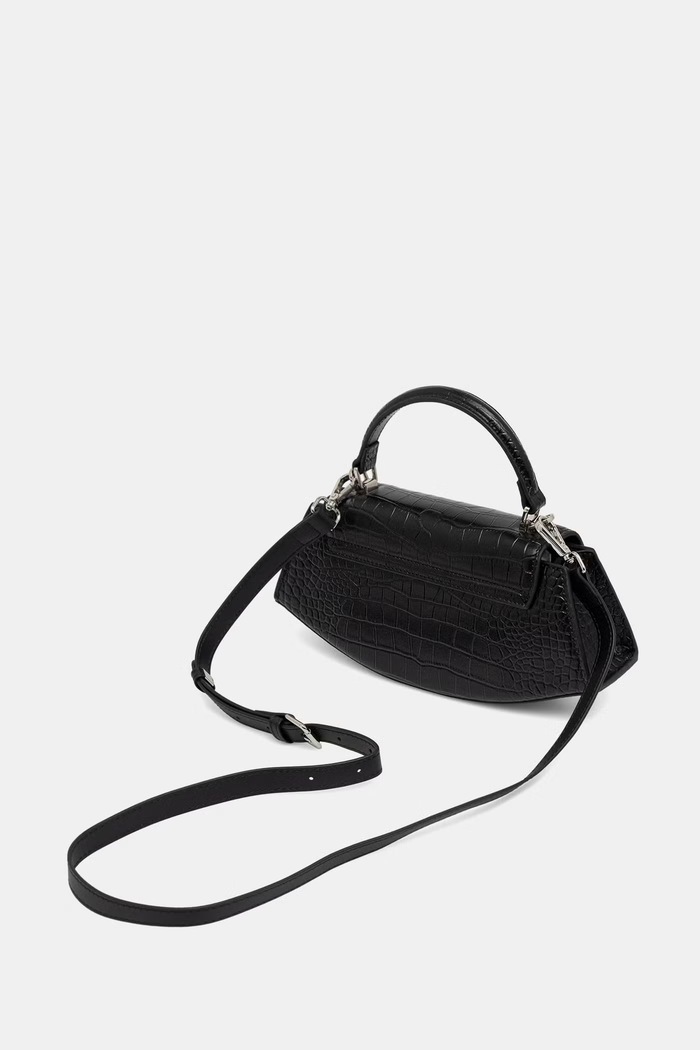 Akcesoria Answear.LAB torebka crossbody damska skórzana YP-6.cjk czarny