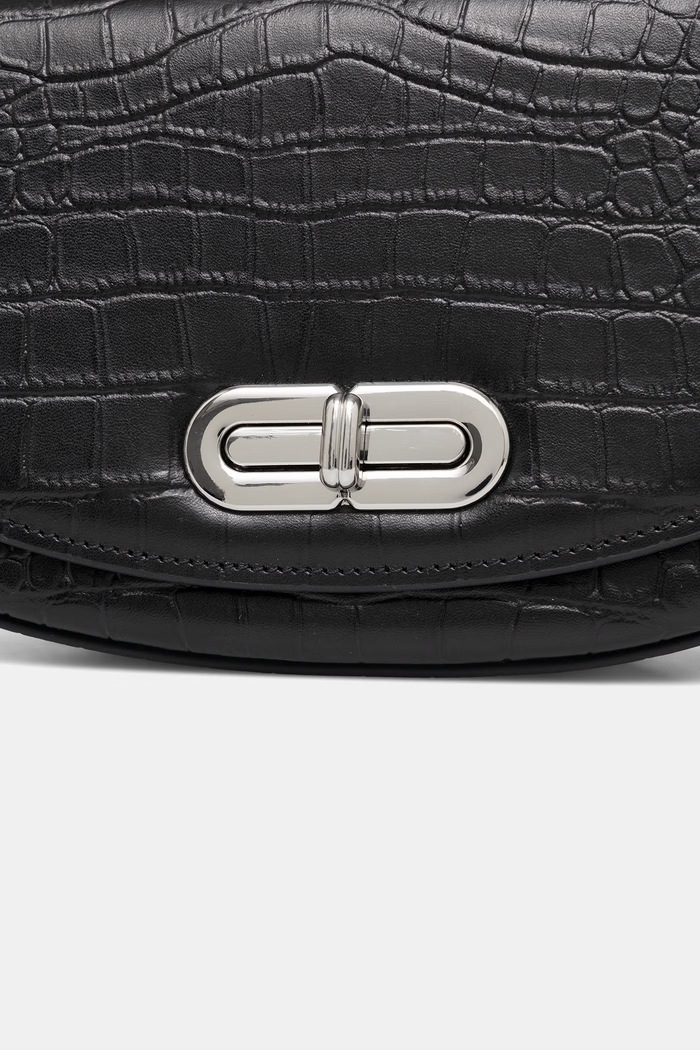 Answear.LAB torebka crossbody damska skórzana czarny YP-6.cjk
