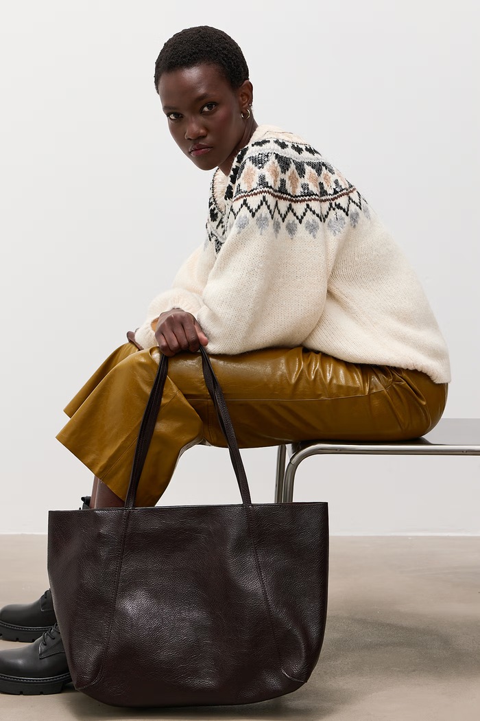 Answear.LAB Torebka shopper damska z imitacji skóry P25259-1.hak