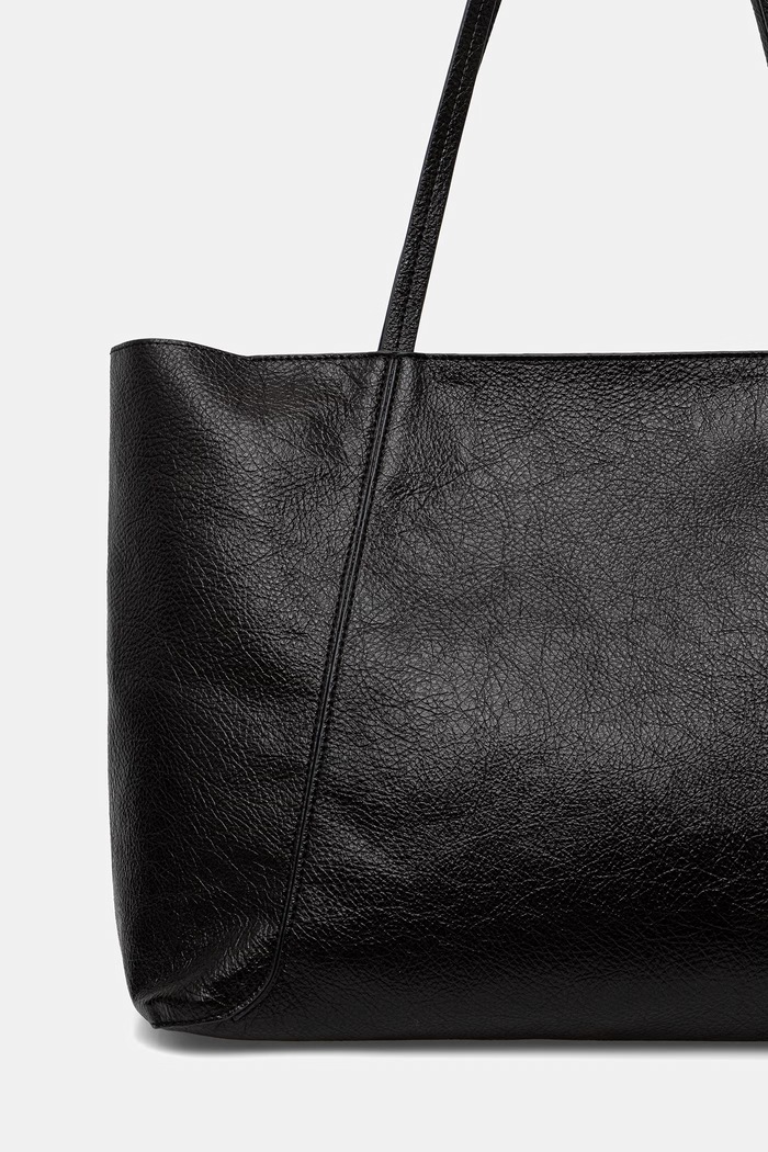 Akcesoria Answear.LAB Torebka shopper damska z imitacji skóry P25259-1.hak czarny