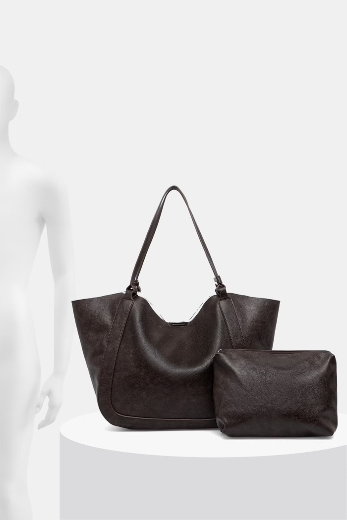 Answear.LAB Torebka shopper damska z imitacji skóry F3179-1.hak