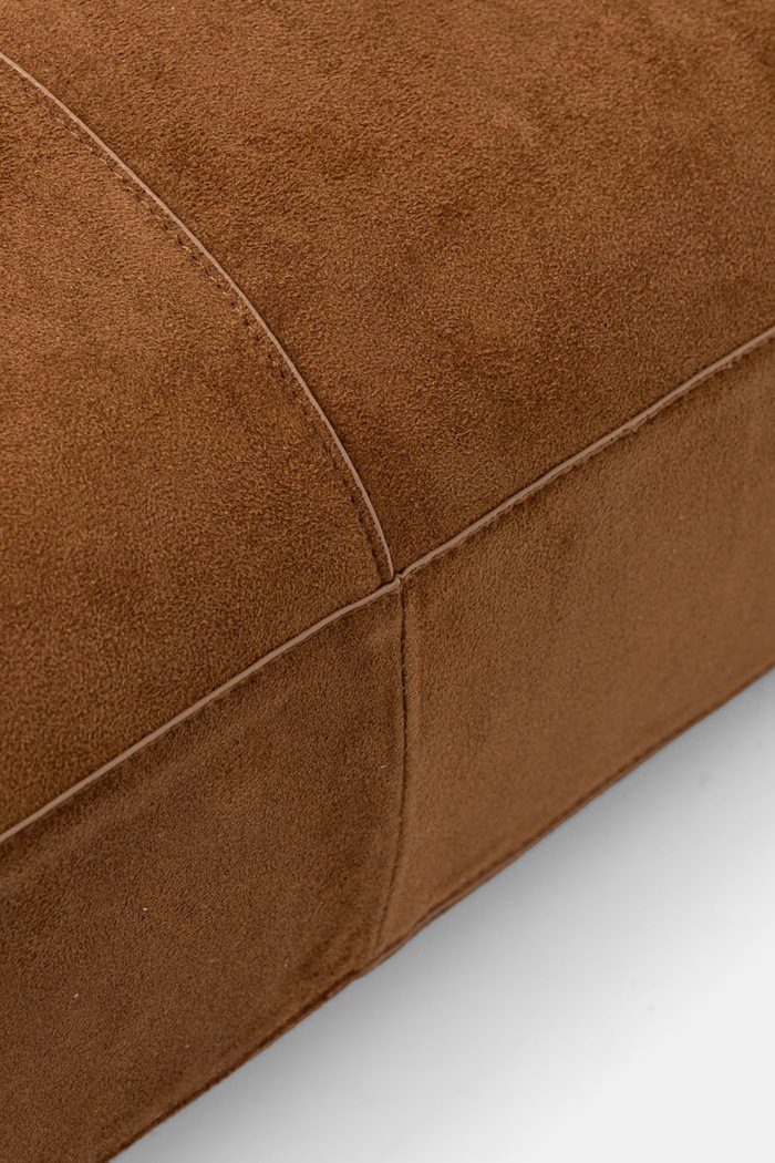 Torebka shopper damska z imitacji zamszu Answear.LAB P25346-1.hak brązowy