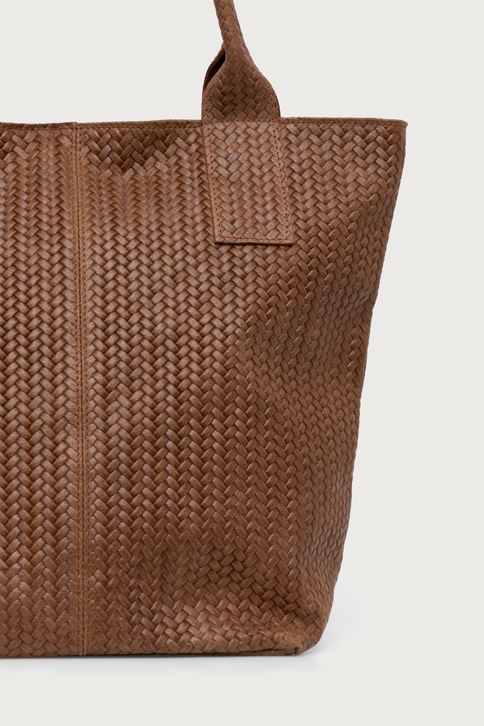 Akcesoria Answear.LAB Torebka shopper damska skórzana 1531.hak brązowy