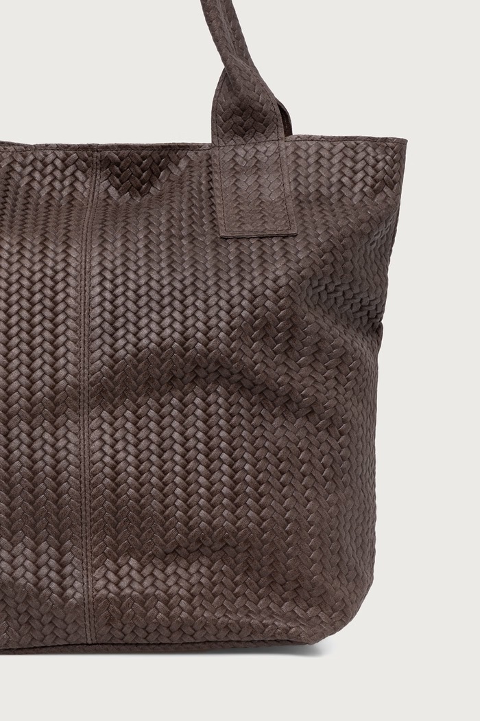 Akcesoria Answear.LAB Torebka shopper damska skórzana 1531.hak brązowy