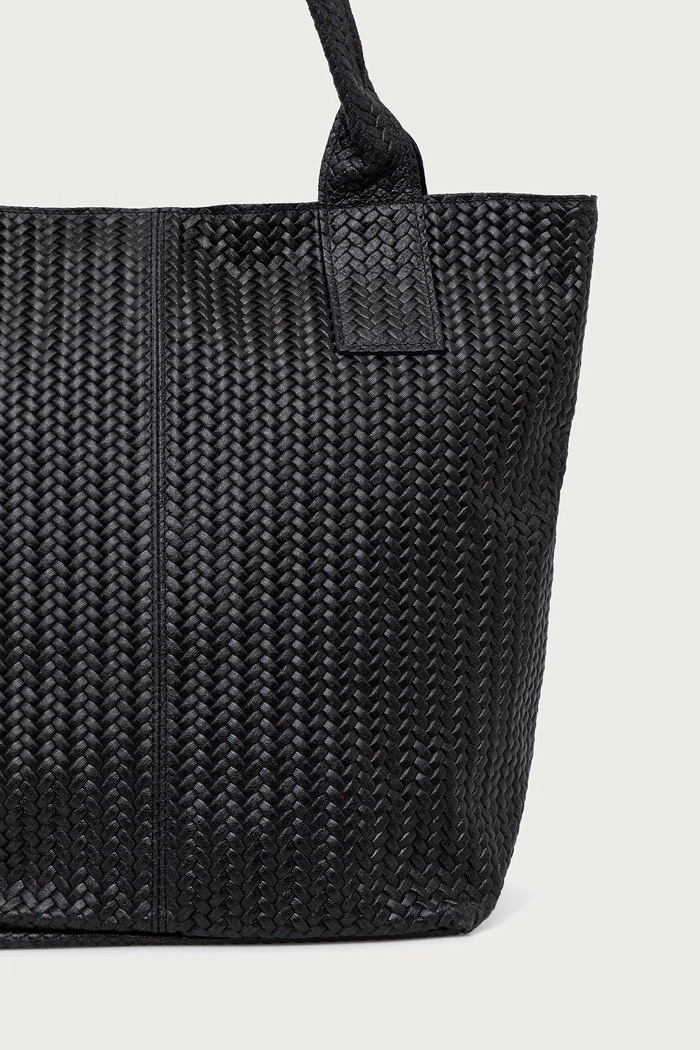 Akcesoria Answear.LAB Torebka shopper damska skórzana 1531.hak czarny
