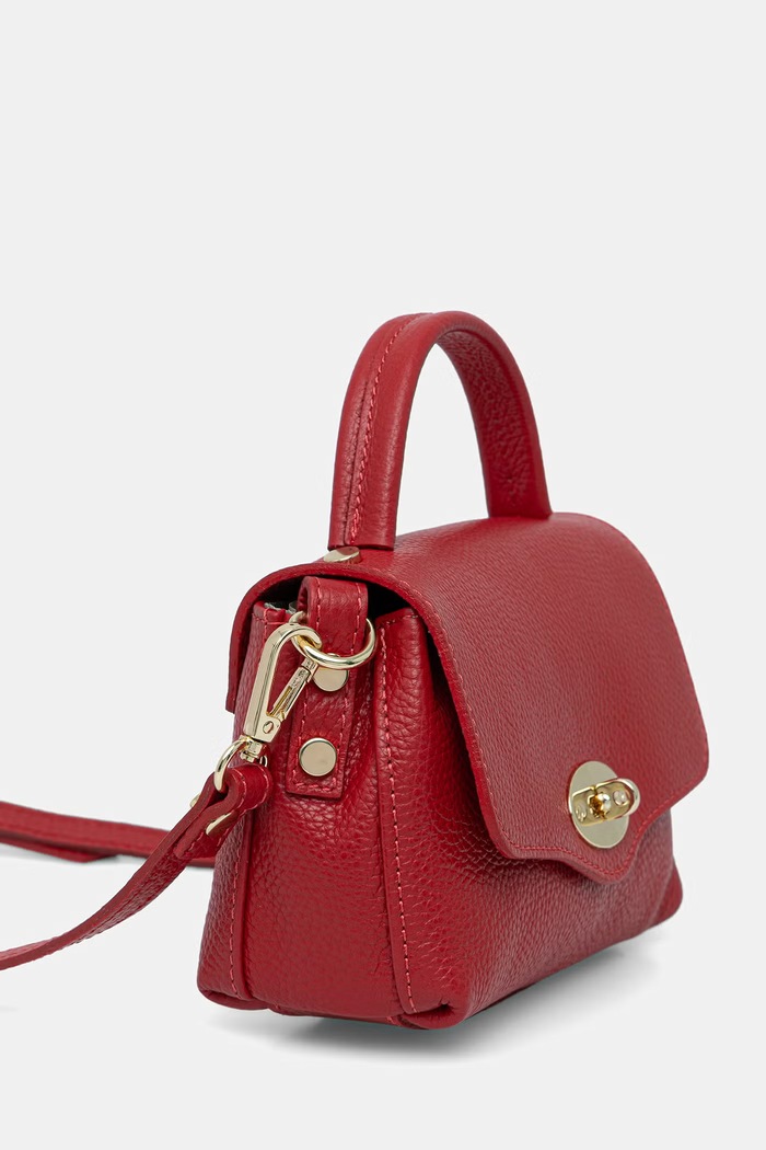 Answear.LAB torebka crossbody damska skórzana 1513.hak czerwony WA26