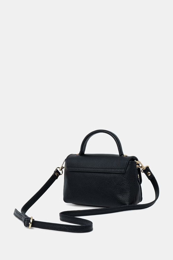Akcesoria Answear.LAB torebka crossbody damska skórzana 1513.hak czarny