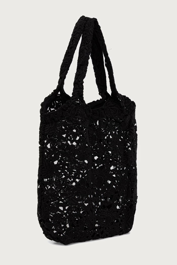 Answear.LAB torebka damska koronkowa lacebag.fjr czarny WA26