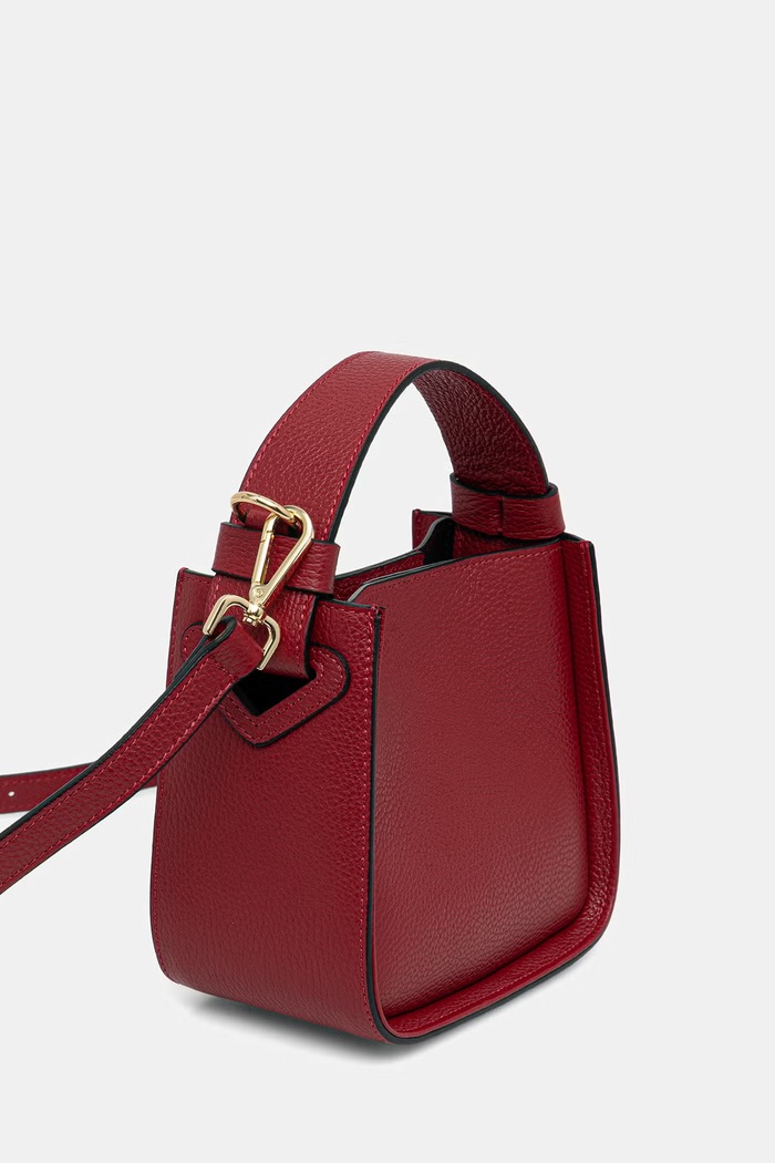 Answear.LAB torebka crossbody damska skórzana a00149 czerwony WA26
