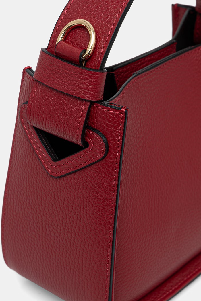 Akcesoria Answear.LAB torebka crossbody damska skórzana a00149 czerwony