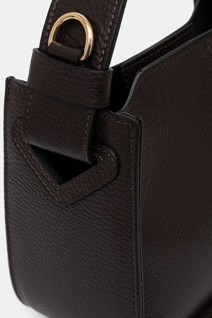 Answear.LAB torebka crossbody damska skórzana a00149 brązowy