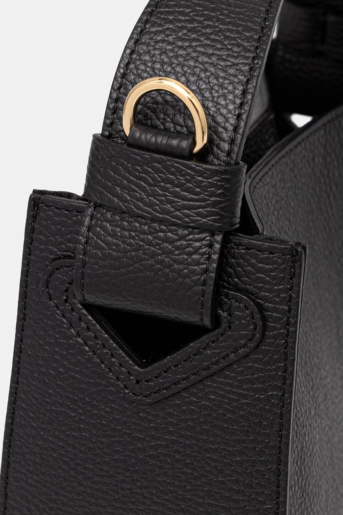 Answear.LAB torebka crossbody damska skórzana czarny a00149