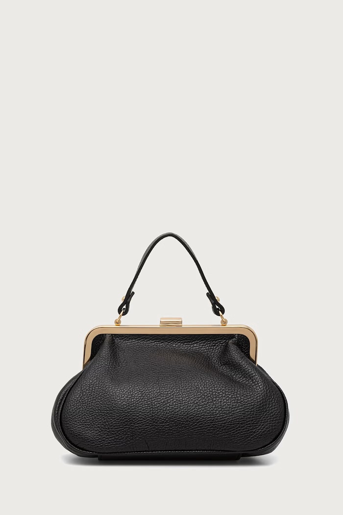 Answear.LAB Torebka damska skórzana czarny a00170