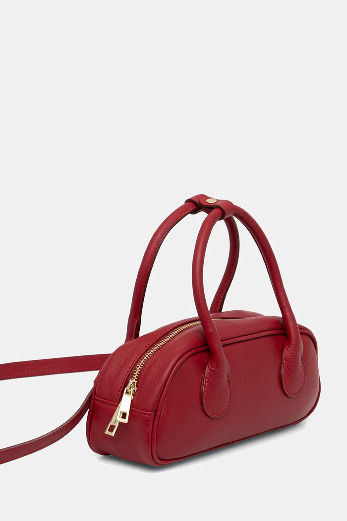 Answear.LAB torebka crossbody damska skórzana S00057.iak czerwony WA26