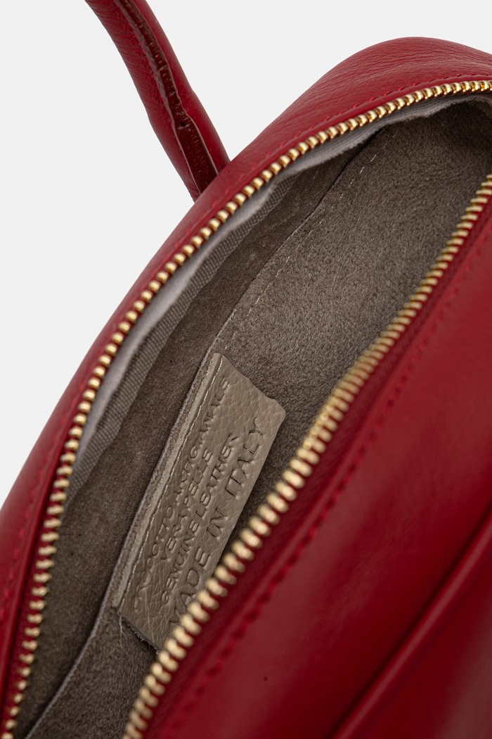Answear.LAB torebka crossbody damska skórzana S00057.iak czerwony