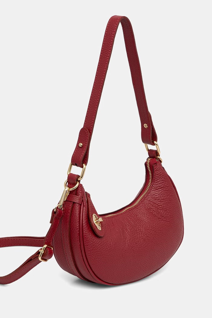 Answear.LAB torebka crossbody damska skórzana D00007.iak czerwony WA26