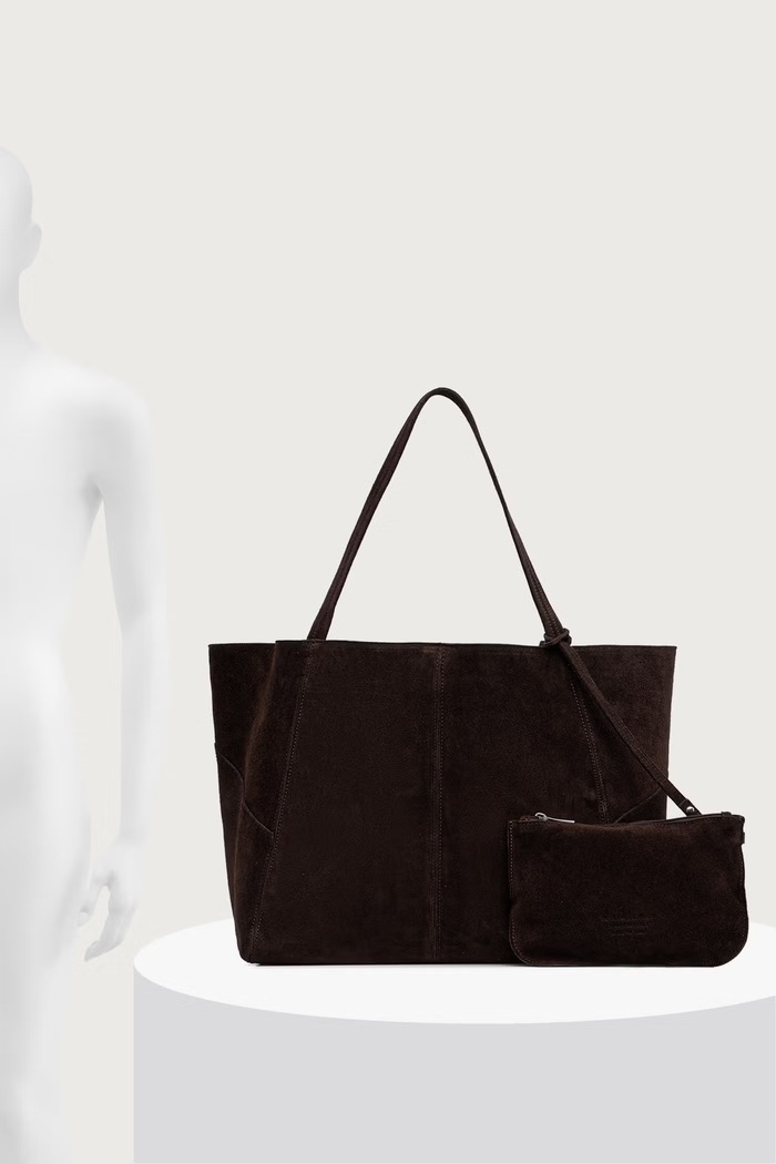 Answear.LAB Torebka shopper damska zamszowa MIB13022.itjr