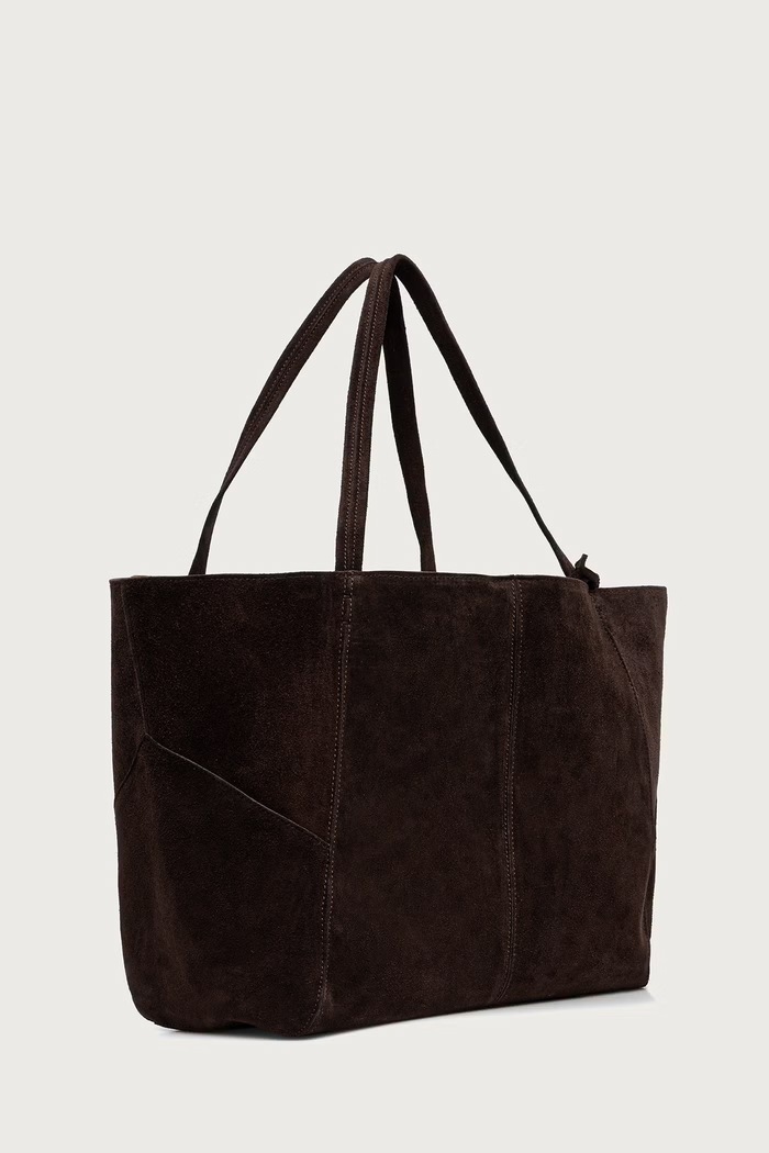 Answear.LAB Torebka shopper damska zamszowa MIB13022.itjr brązowy WA26