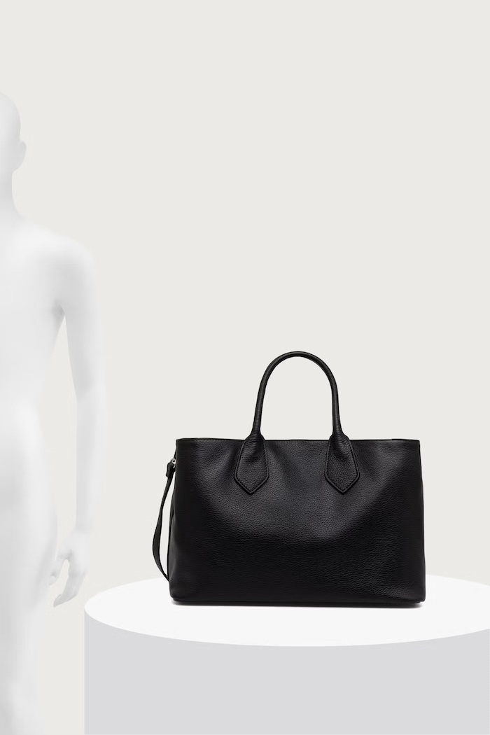 Answear.LAB torebka shopper damska skórzana HNB03111.itjr czarny