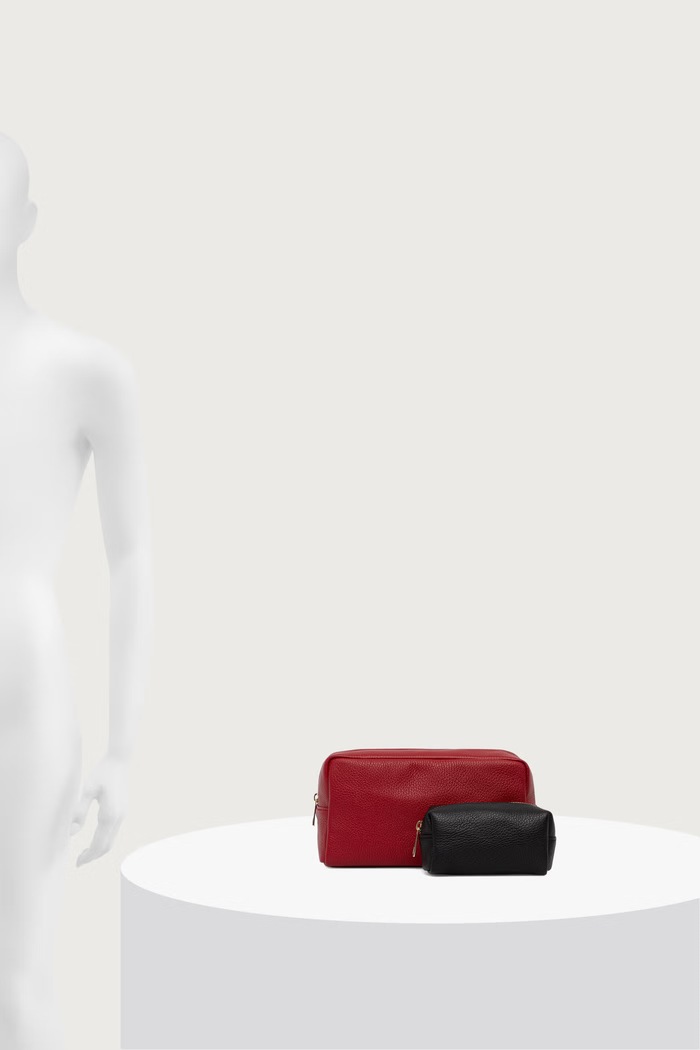 Answear.LAB zestaw kosmetyczek damskich skórzanych ZOP1111.leather.itjr czerwony