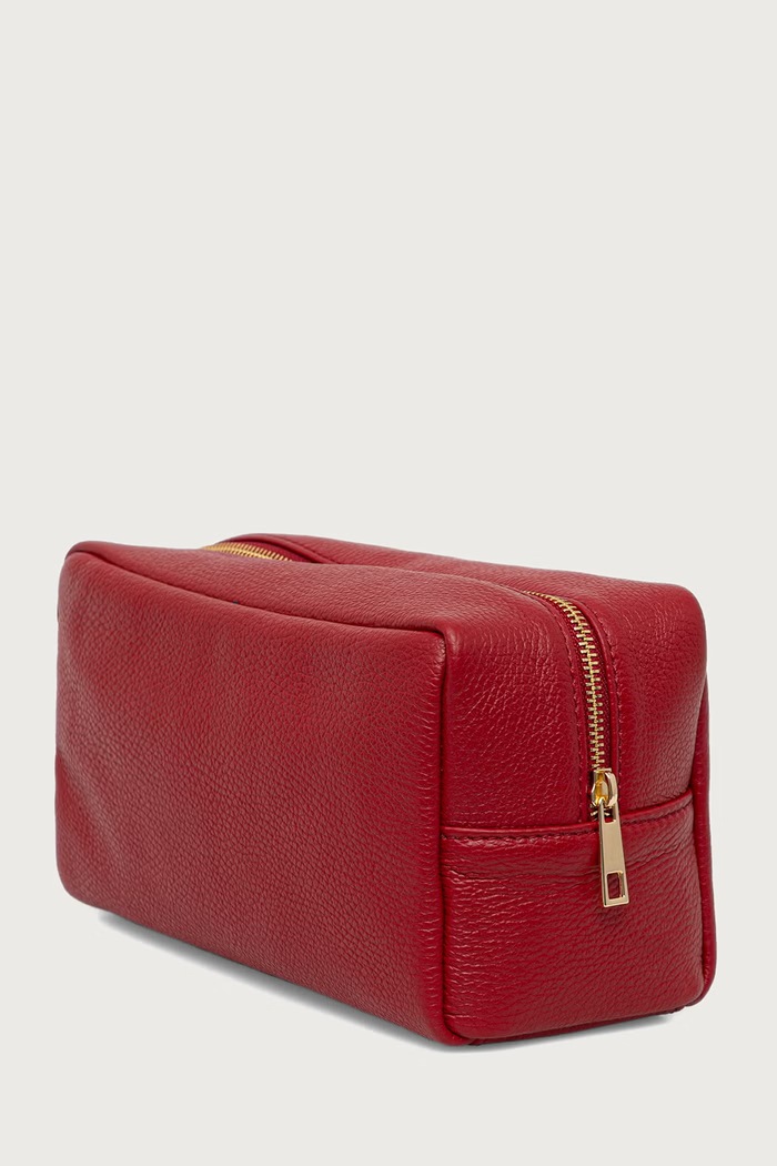Answear.LAB zestaw kosmetyczek damskich skórzanych ZOP1111.leather.itjr czerwony WA26