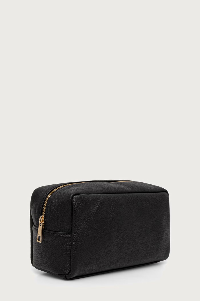 Akcesoria Answear.LAB zestaw kosmetyczek damskich skórzanych ZOP1111.leather.itjr fioletowy