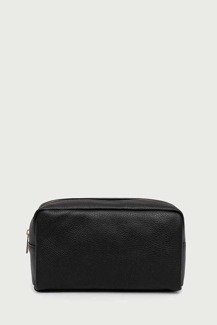 Answear.LAB zestaw kosmetyczek damskich skórzanych ZOP1111.leather.itjr czarny WA26