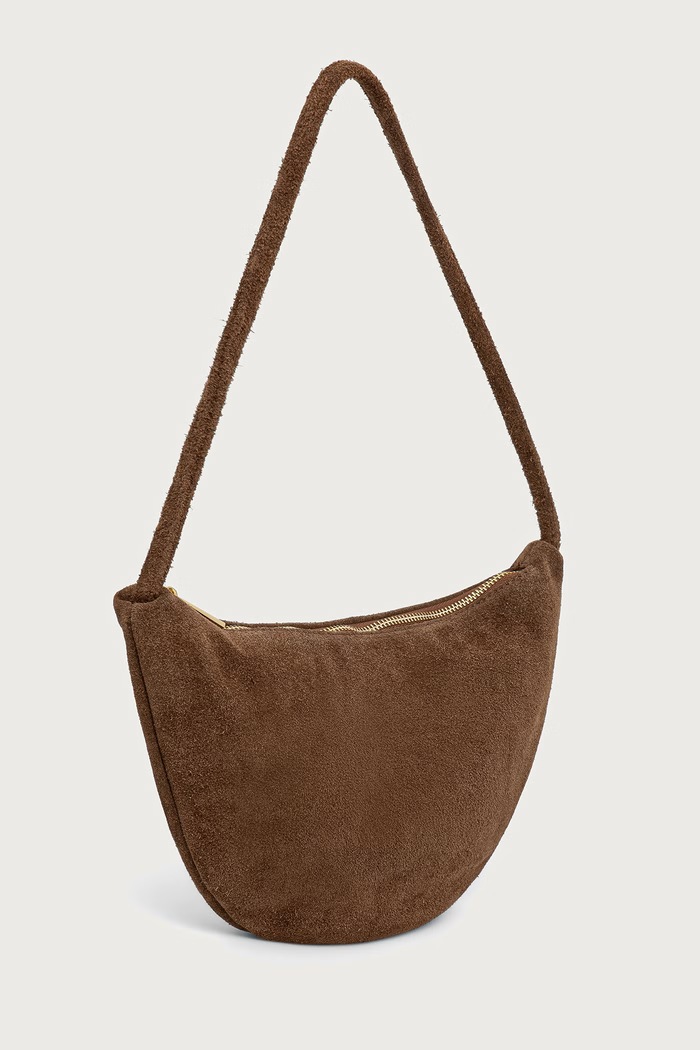 Answear.LAB torebka hobo damska zamszowa MBP183HO1.isr brązowy WA26