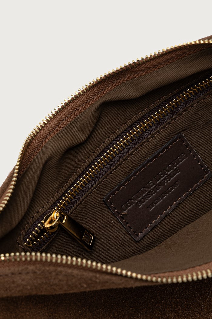 Answear.LAB torebka hobo damska zamszowa MBP183HO1.isr brązowy