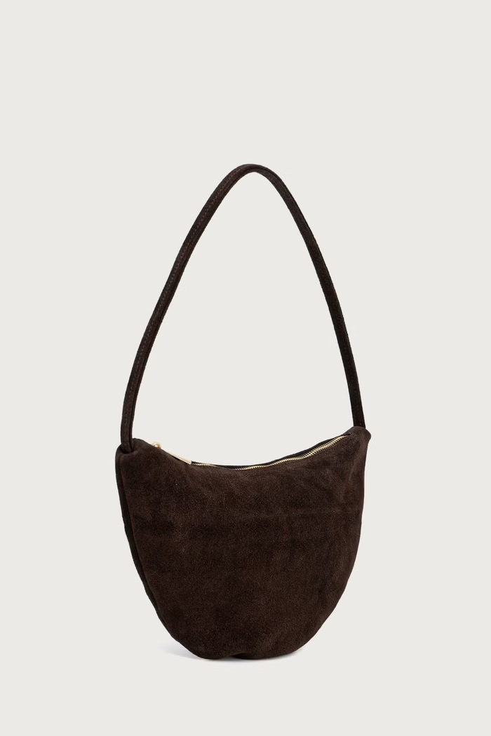 Answear.LAB torebka hobo damska zamszowa MBP183HO1.isr brązowy WA26