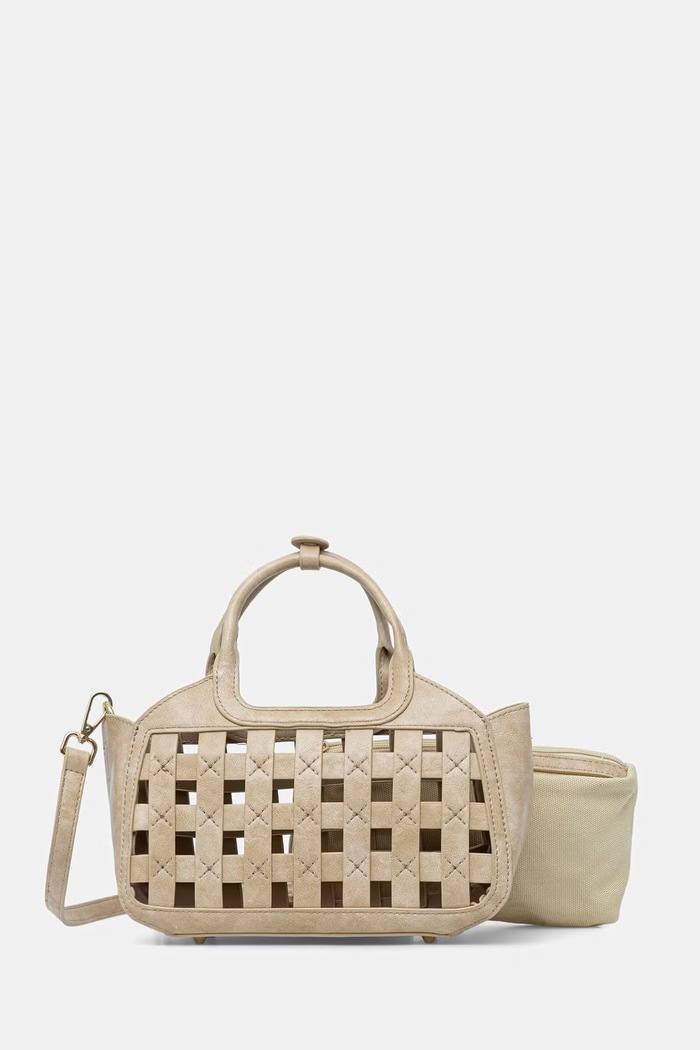 Answear.LAB torebka crossbody damska beżowy F-B11329LBR.hak