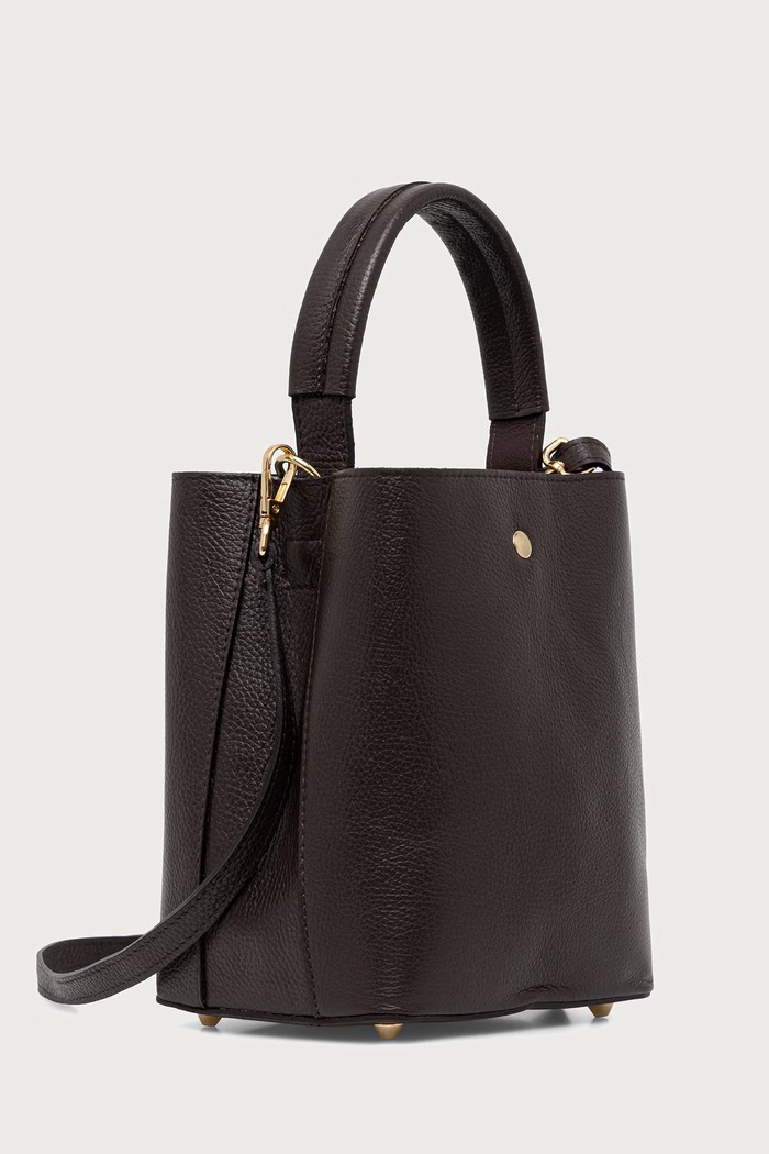 Answear.LAB Torebka crossbody damska skórzana 891.hak brązowy WA26