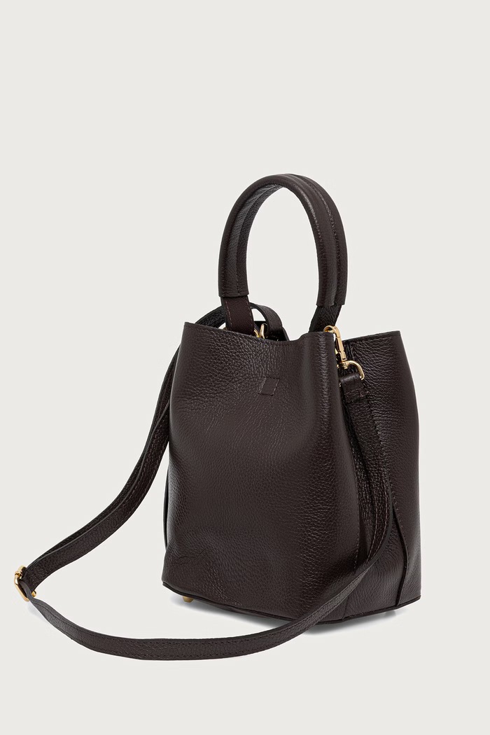 Akcesoria Answear.LAB Torebka crossbody damska skórzana 891.hak brązowy