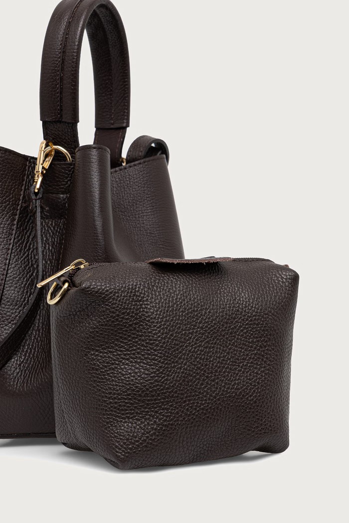 Torebka crossbody damska skórzana Answear.LAB 891.hak brązowy