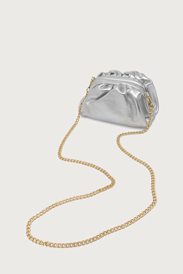 Akcesoria Answear.LAB Torebka crossbody damska skórzana 1548.hak srebrny