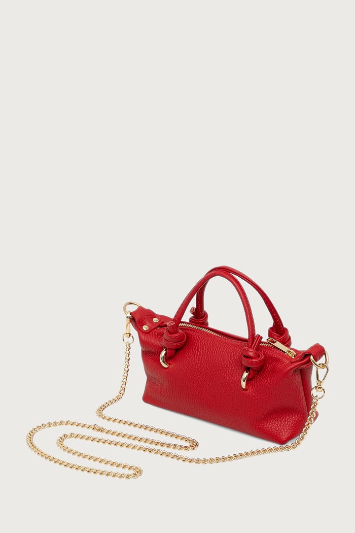 Akcesoria Answear.LAB torebka crossbody damska skórzana 1547.hak czerwony