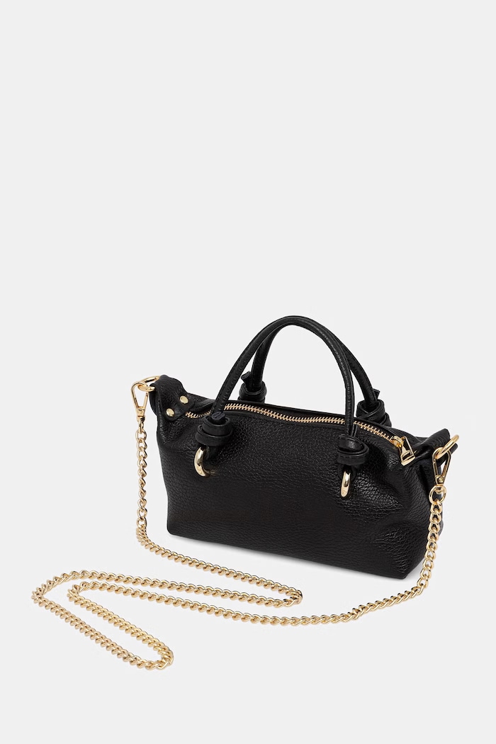 Akcesoria Answear.LAB torebka crossbody damska skórzana 1547.hak czarny