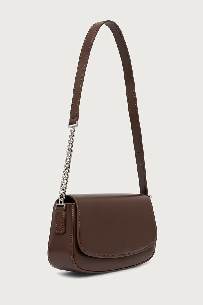 Answear.LAB Torebka crossbody damska skórzana LP-20.cjk brązowy WA26