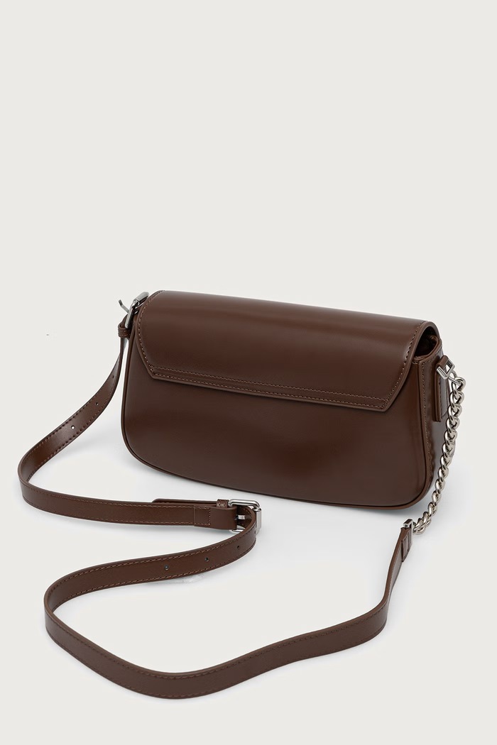 Akcesoria Answear.LAB Torebka crossbody damska skórzana LP-20.cjk brązowy