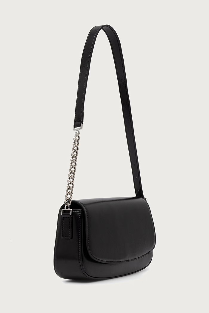 Answear.LAB Torebka crossbody damska skórzana LP-20.cjk czarny WA26