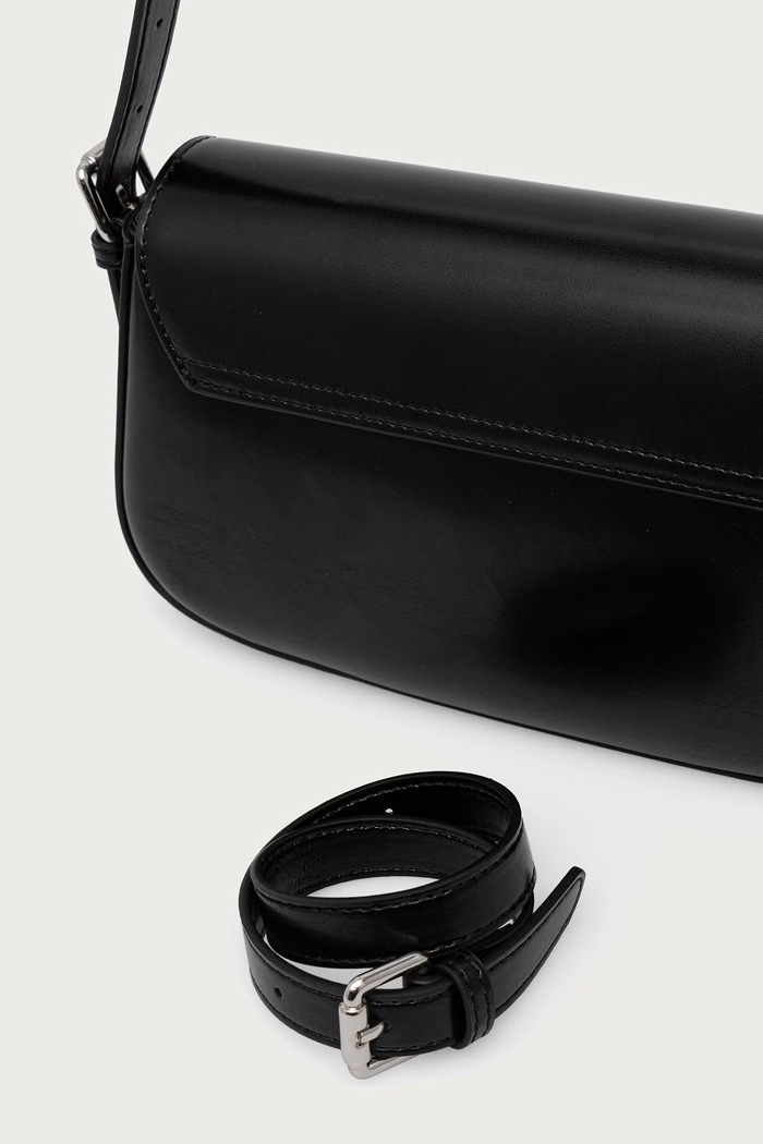 Akcesoria Answear.LAB Torebka crossbody damska skórzana LP-20.cjk czarny