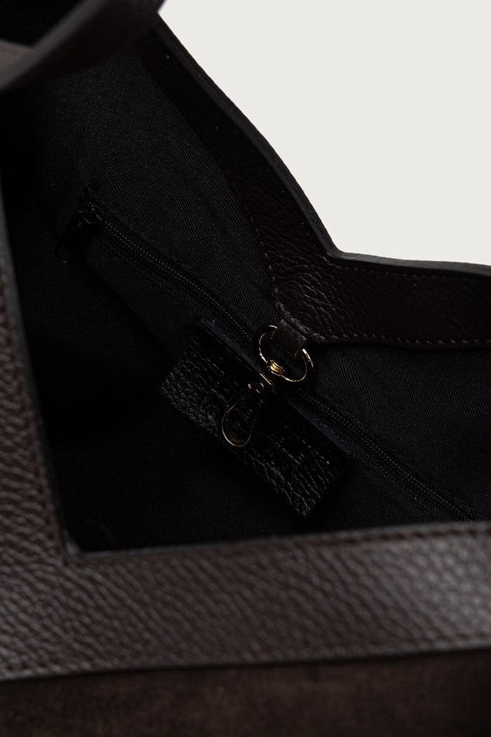 Torebka shopper damska zamszowa Answear.LAB brązowy XGC13330.ijr