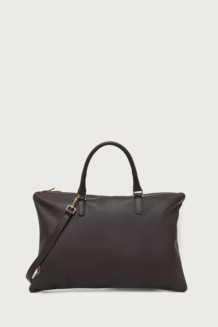 Answear.LAB Torebka shopper damska skórzana brązowy DBB3206.ijr