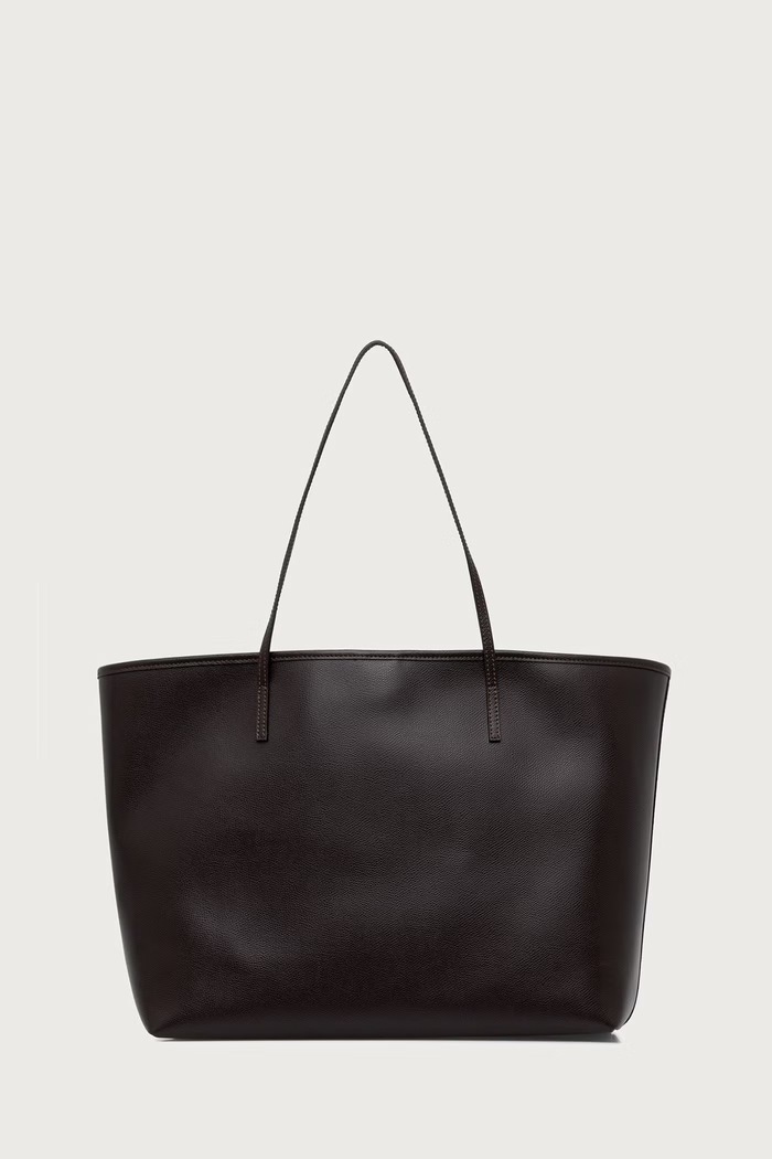 Answear.LAB Torebka shopper damska skórzana brązowy AWB3010.ijr