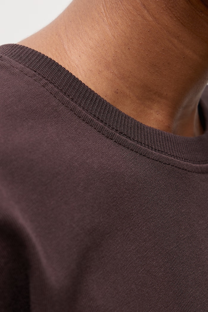 T-shirt damski bawełniany Answear.LAB brązowy 31017.tok