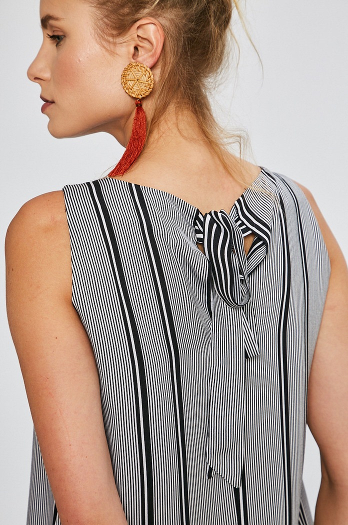 Answear.LAB - Overál Stripes Vibes fehér WS18.SKD021