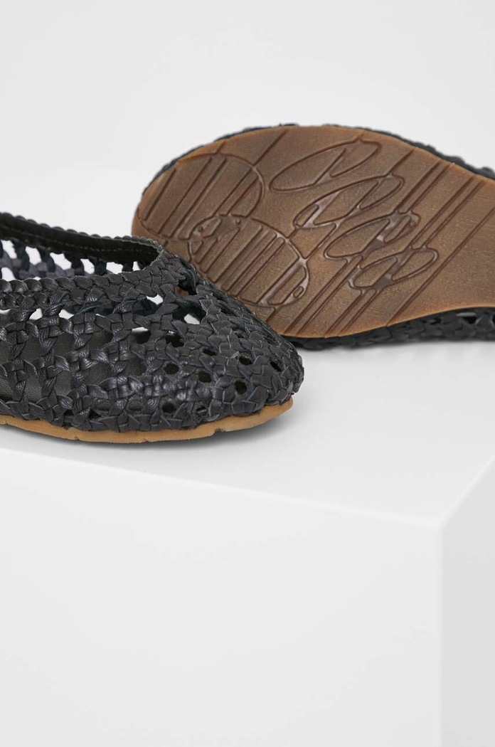 Answear.LAB balerrine in pelle nero 33.DB