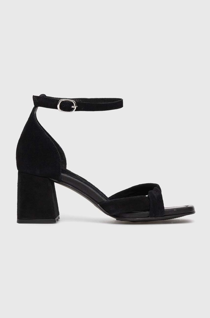 Answear.LAB sandali in camoscio pelle scamosciata nero HR.220271.DB