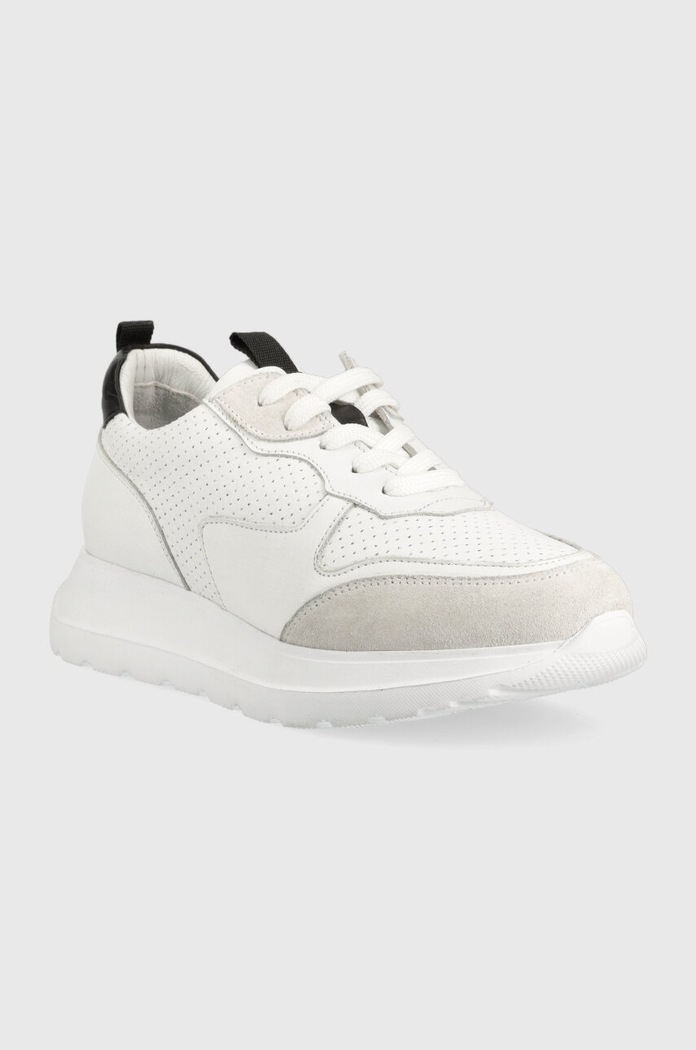 Kožené sneakers boty Answear.LAB obd08o.db bílá WS23